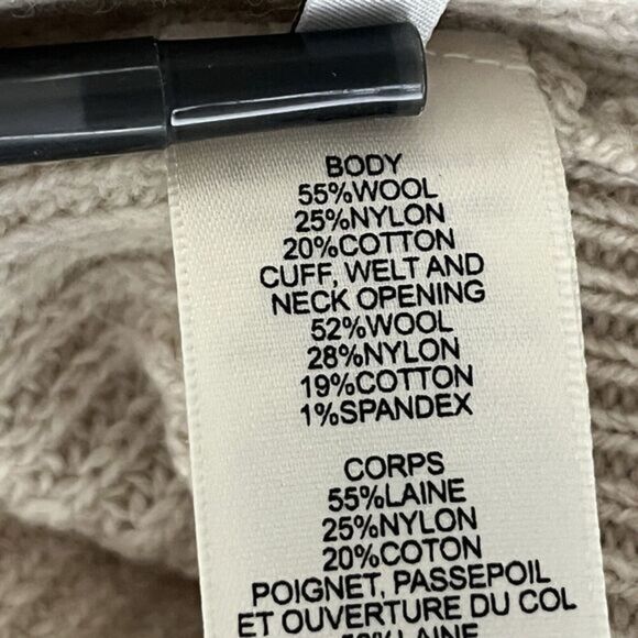 Rebecca Taylor Wool‎ Blend Sweater Scallop Neck Neutral Classic Old Money Staple - Picture 8 of 12